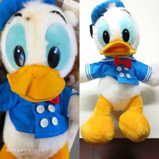 ぬいぐるみ🧸
クリーニングしてみませんか?
埃まみれになってませんか?
洗ってもらったぬいぐるみは気持ちよさそうな表情を見せてくれます!